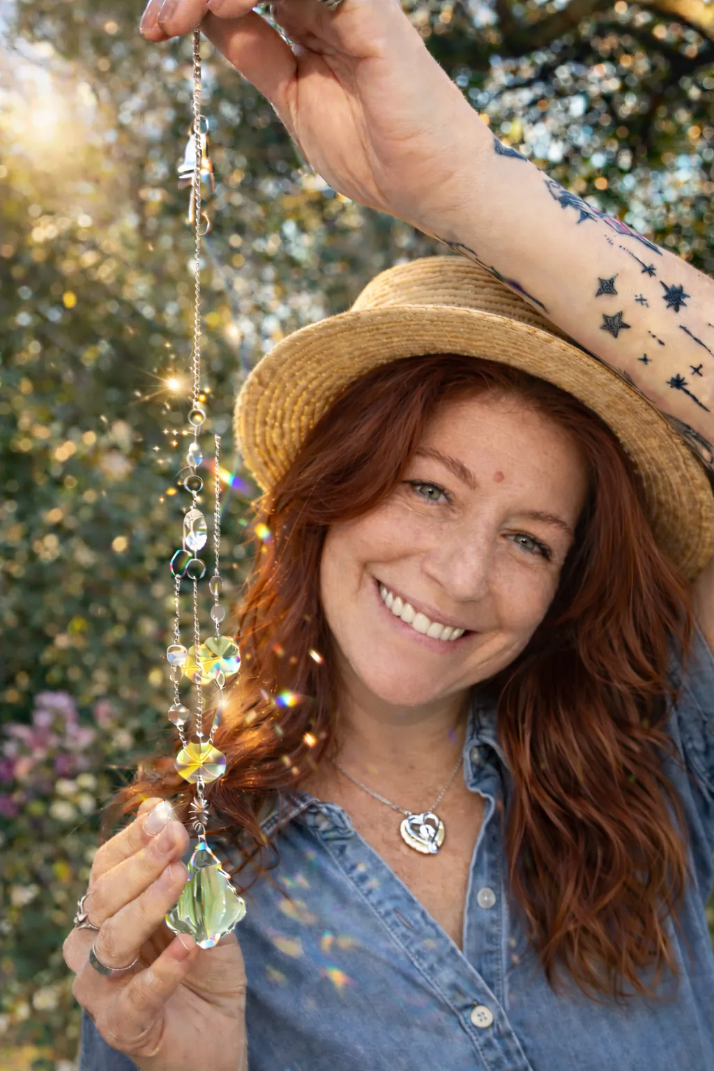 Missy Newman, founder and artisan of Missy's Closet Suncatchers & Treasures